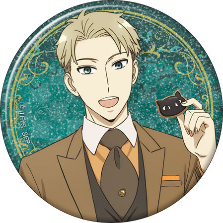 [Pre-order] Loid Forger - Spy x Family Glitter Tin Badge