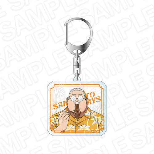 [Pre-order] Taro Sakamoto Summer Cafe ver. - SAKAMOTO DAYS Acrylic Keychain