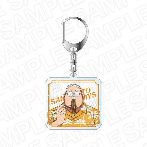 [Pre-order] Taro Sakamoto Summer Cafe ver. - SAKAMOTO DAYS Acrylic Keychain