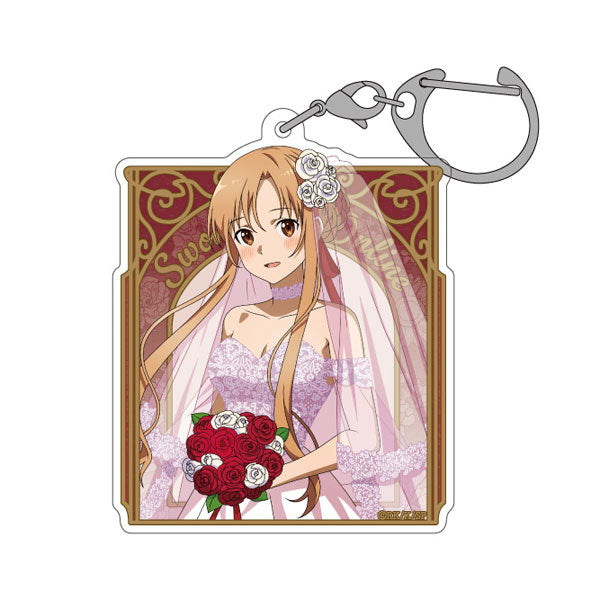 [Pre-order] Asuna Wedding Dress Ver. - Sword Art Online New Illustration Asuna Acrylic Multi Keychain