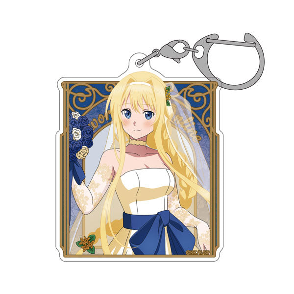 [Pre-order] Alice  Wedding Dress Ver. - Sword Art Online New Illustration Asuna Acrylic Multi Keychain