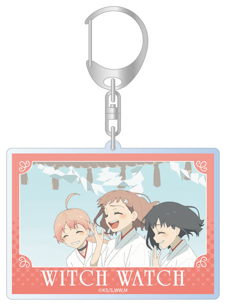 [Pre-order] Nico Wakatsuki & Kara Minami & Kukumi Ureshino - Witch Watch Scene Photo Acrylic Keychain