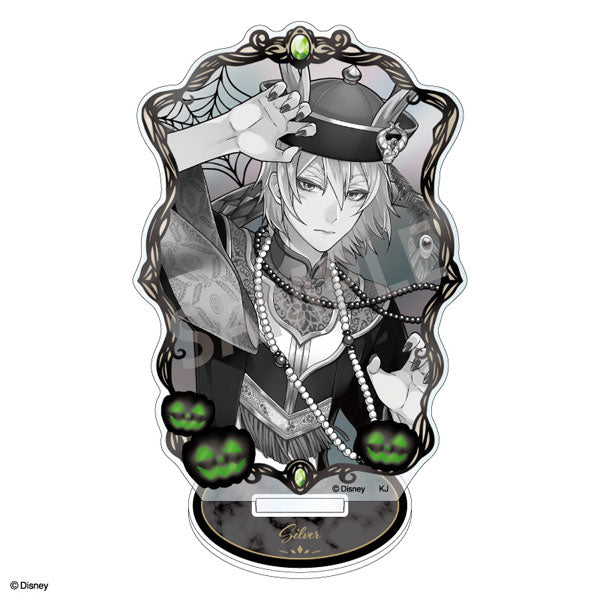 [Pre-order] Silver - Disney Twisted Wonderland Scary Dress Up ver. -Monochrome- Aurora Acrylic Stand
