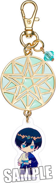 [Pre-order] Rin Itoshi Horoscope Ver. - Blue Lock Stained Glass-style Keychain
