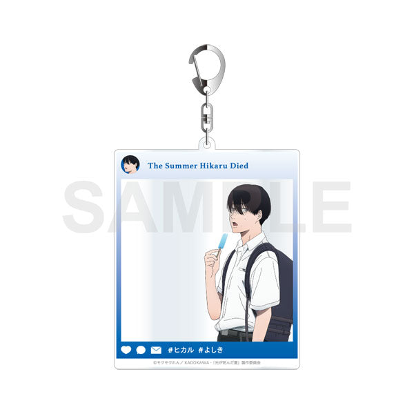 [Pre-order] Yoshiki After-School Ice Cream Snack Ver. -  The Summer Hikaru Died Acrylic Keychains in Social Media Style School Commute Series