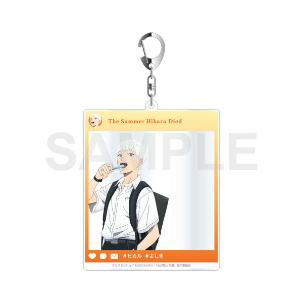 [Pre-order] Hikaru After-School Ice Cream Snack Ver. -  The Summer Hikaru Died Acrylic Keychains in Social Media Style School Commute Series