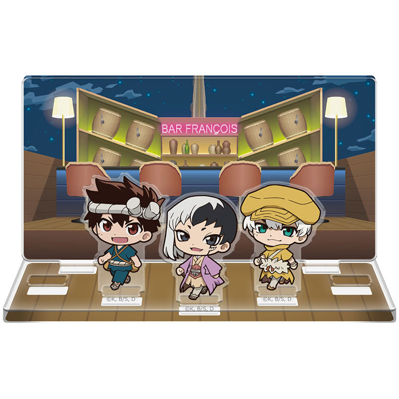 [Pre-order] Gen & Chrome & Ukyo - Dr. STONE Tsuitekku Acrylic Diorama
