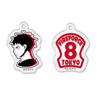 [Pre-order] Shinra Kusakabe - Fire Force Season 3 Wire Acrylic Keychain