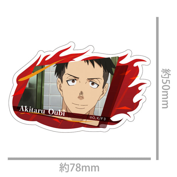 [Pre-order] Akitaru Oubi - Fire Force Season 3 Diecut Sticker