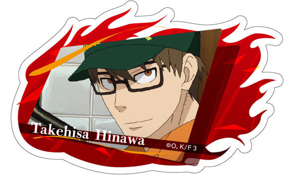 [Pre-order] Takehisa Hinawa - Fire Force Season 3 Diecut Sticker