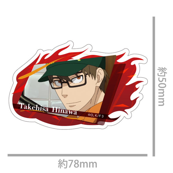 [Pre-order] Takehisa Hinawa - Fire Force Season 3 Diecut Sticker