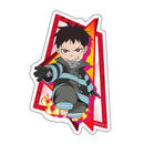 [Pre-order] Shinra Kusakabe - Fire Force Season 3 Mini Chara Diecut Sticker