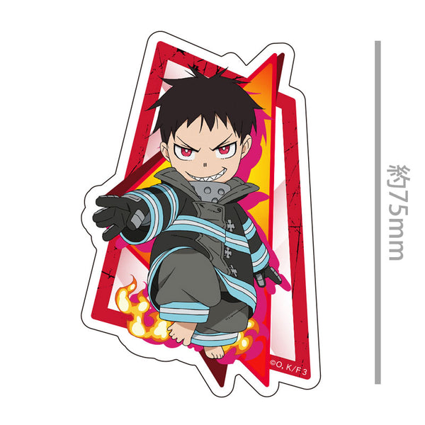 [Pre-order] Shinra Kusakabe - Fire Force Season 3 Mini Chara Diecut Sticker