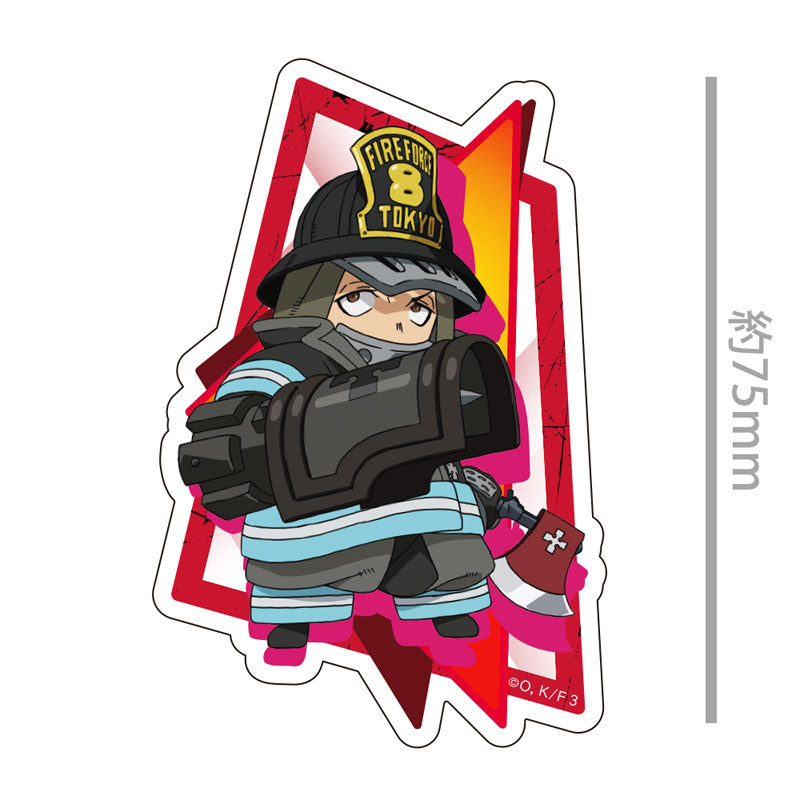 [Pre-order] Akitaru Oubi - Fire Force Season 3 Mini Chara Diecut Sticker