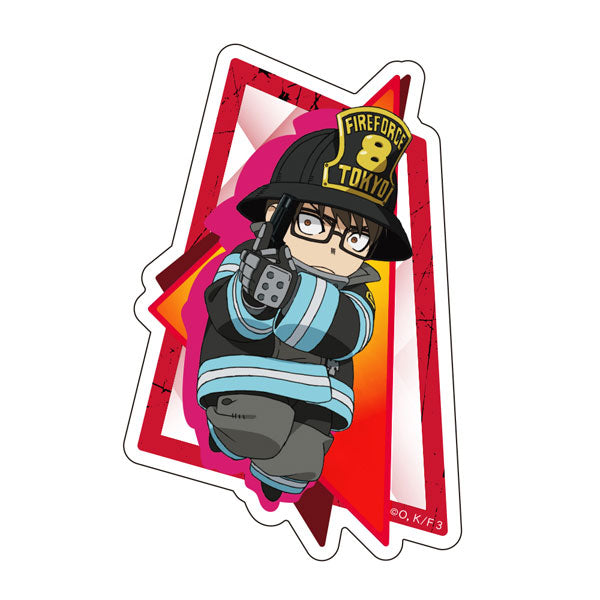 [Pre-order] Takehisa Hinawa - Fire Force Season 3 Mini Chara Diecut Sticker