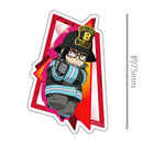 [Pre-order] Takehisa Hinawa - Fire Force Season 3 Mini Chara Diecut Sticker