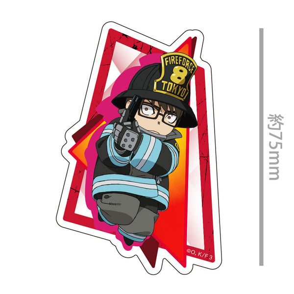 [Pre-order] Takehisa Hinawa - Fire Force Season 3 Mini Chara Diecut Sticker