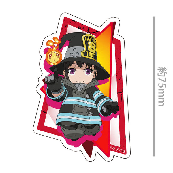 [Pre-order] Maki Oze - Fire Force Season 3 Mini Chara Diecut Sticker