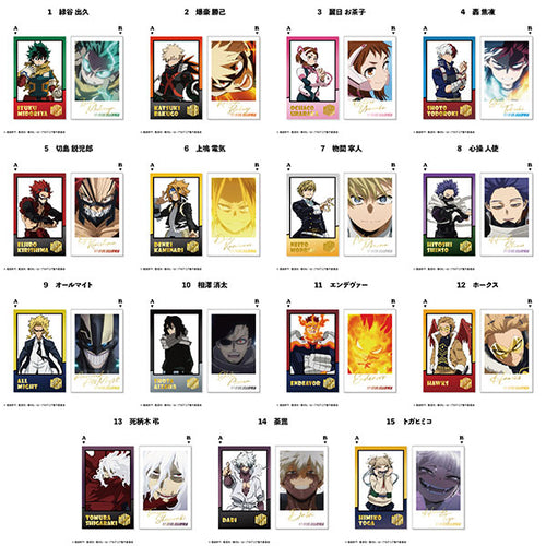 My Hero Academia - W Photo Card Collection (CANDY TOY)