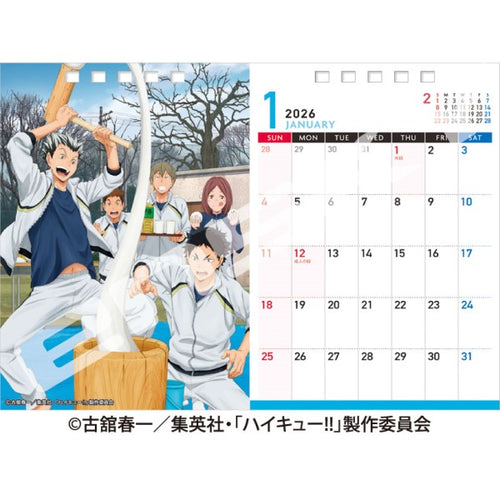 [Pre-order] Haikyuu!! - 2026 Tabletop Calendar CL-024