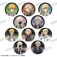 [Pre-order] Tokyo Revengers - Monotone Coordinate x Watch Trading Glitter Tin Badges