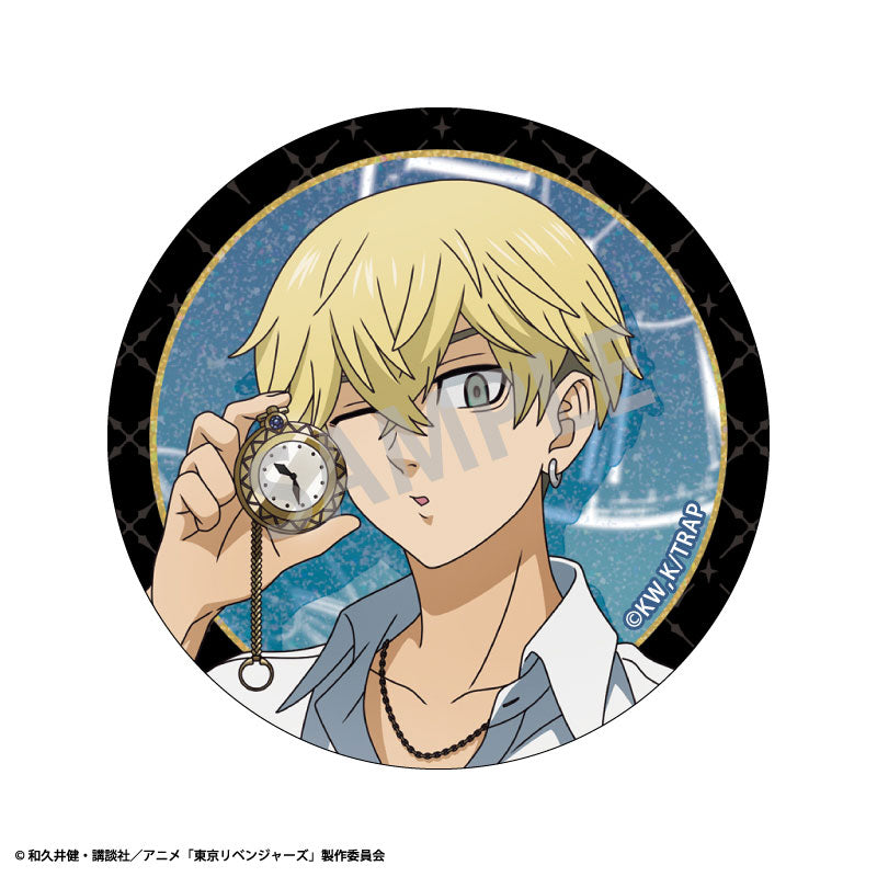[Pre-order] Tokyo Revengers - Monotone Coordinate x Watch Trading Glitter Tin Badges