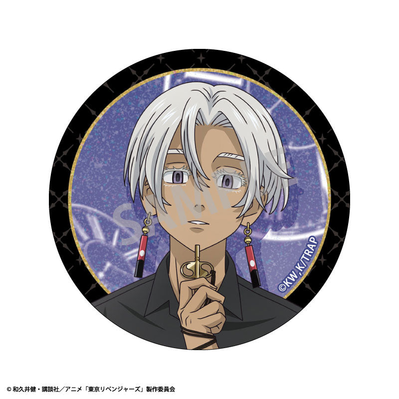 [Pre-order] Tokyo Revengers - Monotone Coordinate x Watch Trading Glitter Tin Badges