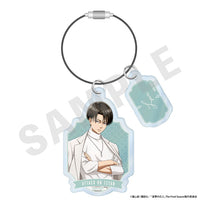 [Pre-order] Levi - Attack on Titan White Coordinate Series Matte Acrylic Keychain