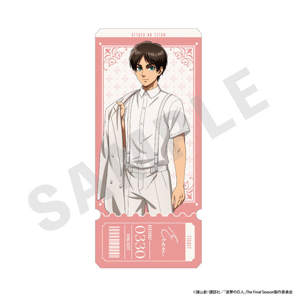 [Pre-order] Eren - Attack on Titan White Coordinate Series Diecut Sticker