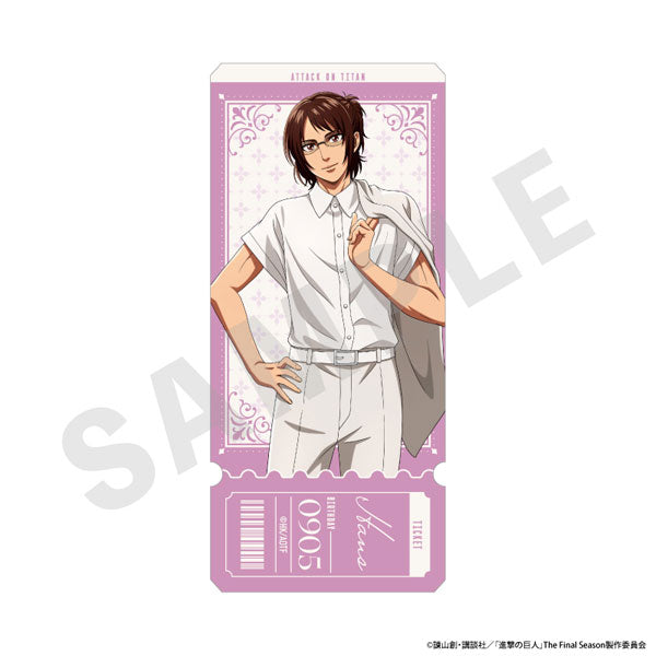 [Pre-order] Hange - Attack on Titan White Coordinate Series Diecut Sticker
