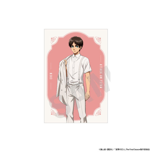 [Pre-order] Eren - Attack on Titan White Coordinate Series Postcard