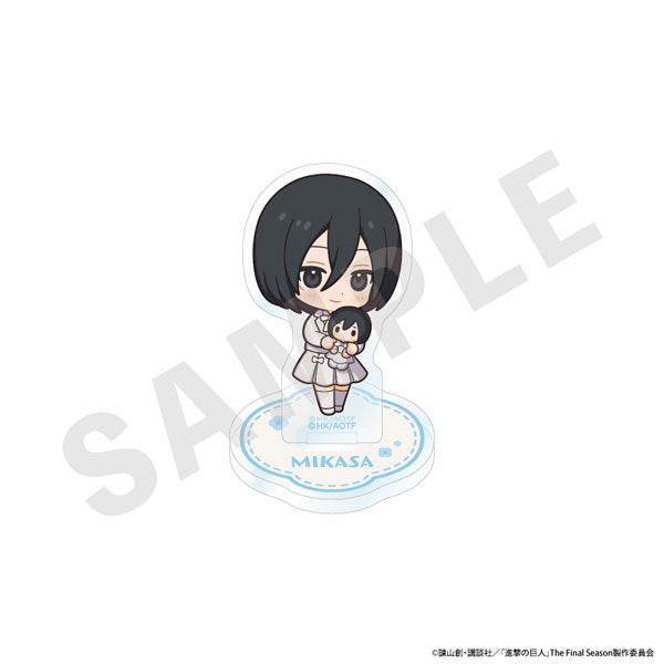 [Pre-order] Mikasa - Attack on Titan Mini Chara White Coordinate Series Acrylic Stand