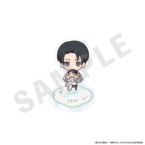 [Pre-order] Levi - Attack on Titan Mini Chara White Coordinate Series Acrylic Stand