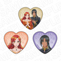 [Pre-order] Betrothed to My Sister's Ex - Heart-shaped Tin Badge Set