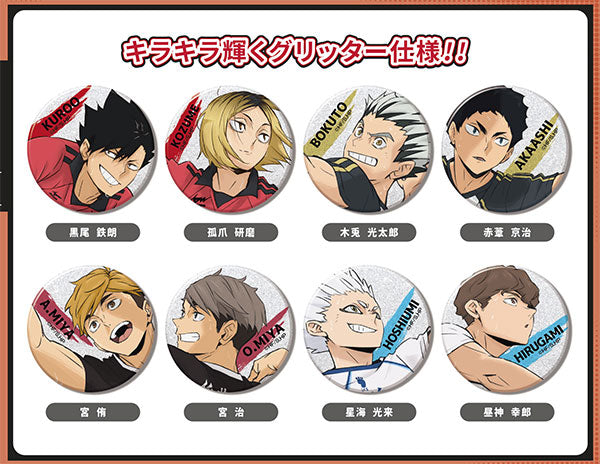 [Pre-order] Haikyuu!! - Glitter CAN Badge B