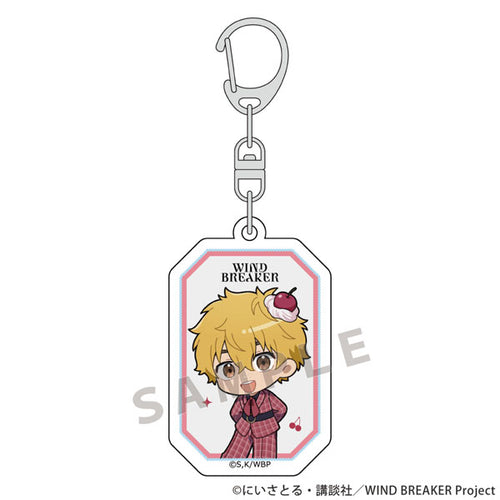 [Pre-order] Akihiko Nirei / Cherry and Whipped Cream - WIND BREAKER Acrylic Keychain