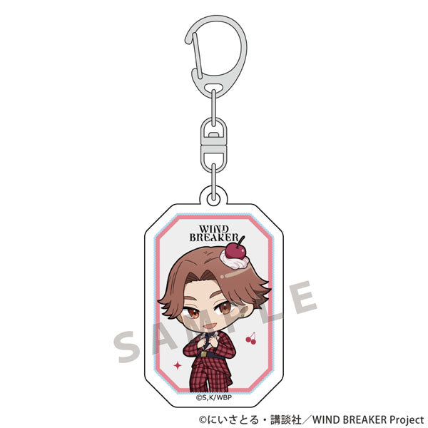 [Pre-order] Seiryu Sakaki / Cherry and Whipped Cream - WIND BREAKER Acrylic Keychain