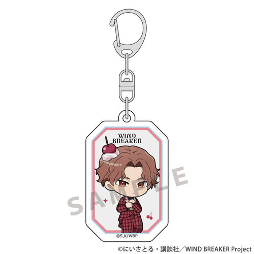 [Pre-order] Uryu Sakaki / Cherry and Whipped Cream - WIND BREAKER Acrylic Keychain