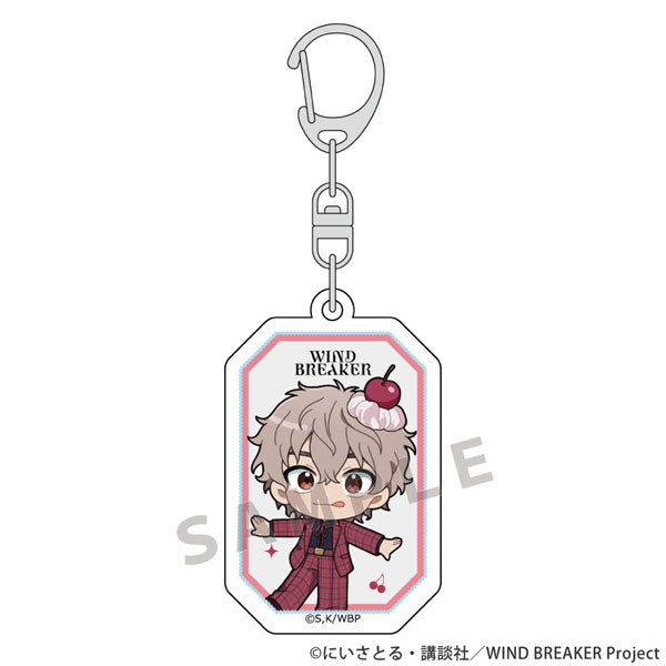[Pre-order] Chouji Tomiyama / Cherry and Whipped Cream - WIND BREAKER Acrylic Keychain