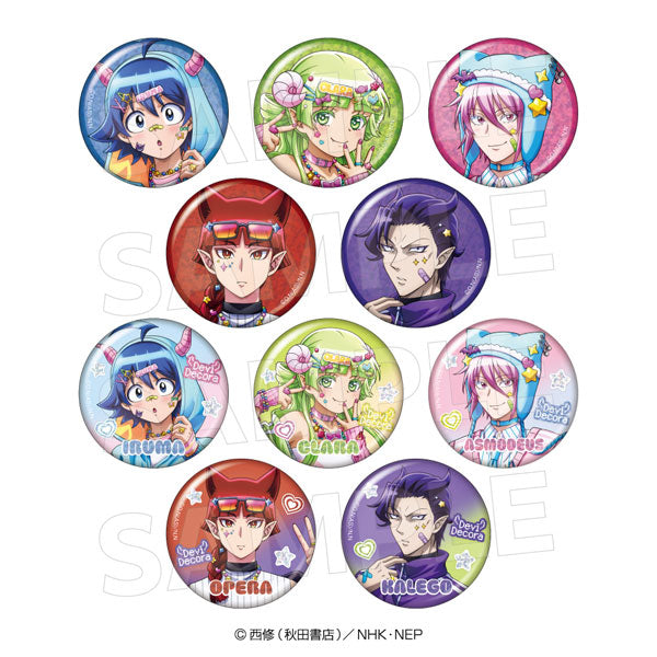 [Pre-order] Welcome to Demon School! Iruma-kun - Shiny Tin Badge Collection (Devi Decora)