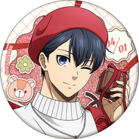 [Pre-order] Yoichi Isagi / Valentine - Blue Lock 2nd Season Big Glitter Tin Badge