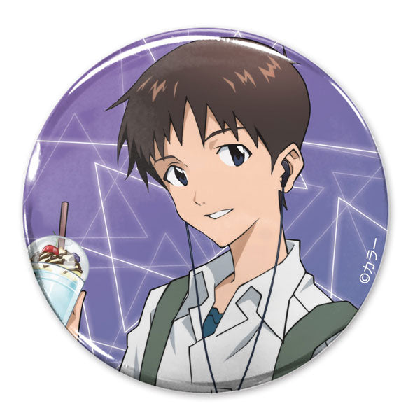 [Pre-order] Shinji Ikari School Uniform Ver. - EVANGELION New Illustration 65mm Tin Badge