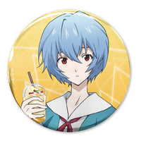 [Pre-order] Rei Ayanami School Uniform Ver. - EVANGELION New Illustration 65mm Tin Badge