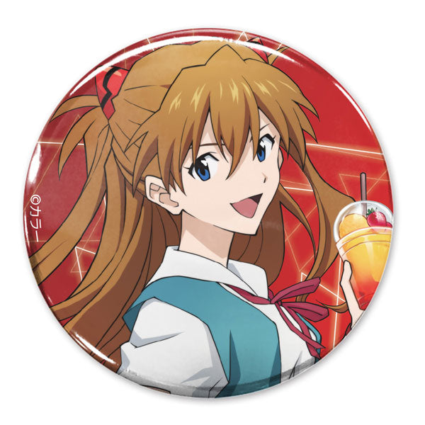 [Pre-order] Asuka Langley Shikinami School Uniform Ver. - EVANGELION New Illustration 65mm Tin Badge