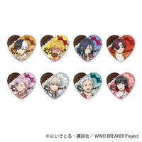 [Pre-order] WIND BREAKER Holo Heart Chara Badge Collection -Valentine-