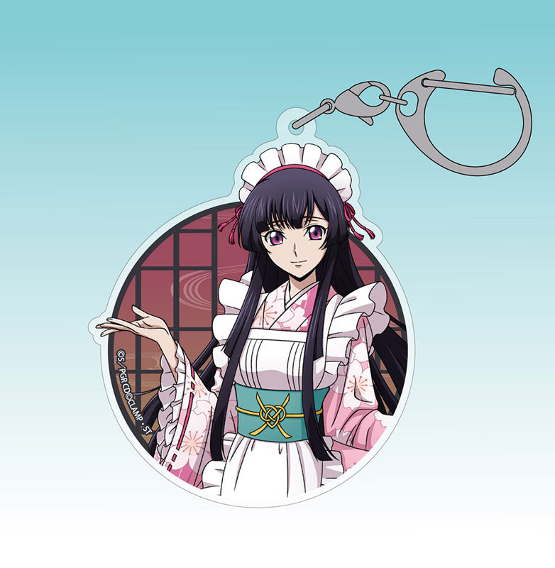 [Pre-order] Sakuya Sumeragi - Code Geass: Lelouch of the Rebellion New Illustration Acrylic Multi Keychain Japanese Style Maid Ver.