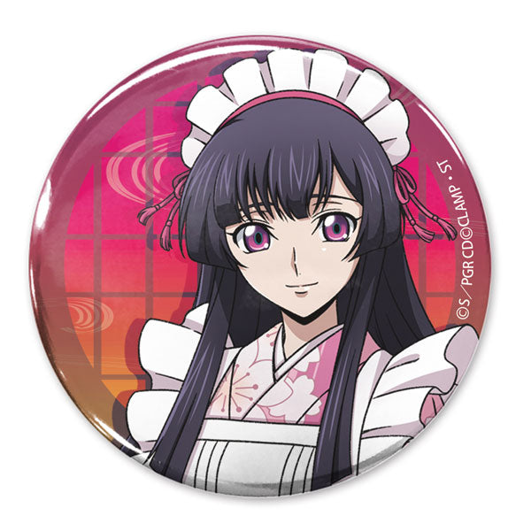 [Pre-order] Sakuya Sumeragi - Code Geass: Lelouch of the Rebellion New Illustration 65mm Tin Badge Japanese Style Maid Ver.