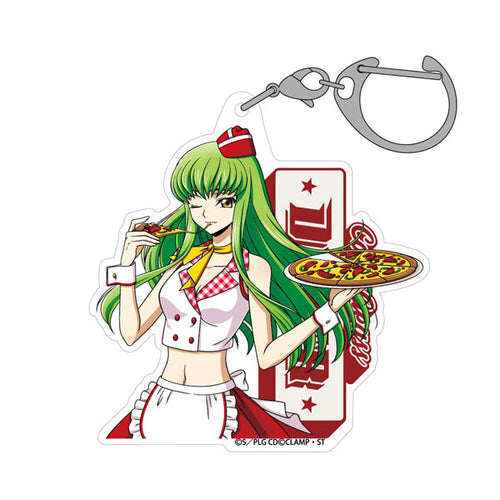 [Pre-order] C.C. - Code Geass: Lelouch of the Rebellion New Illustration Acrylic Multi Keychain American Diner Ver.