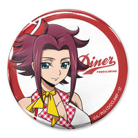 [Pre-order] Kallen Kozuki - Code Geass: Lelouch of the Rebellion New Illustration 65mm Tin Badge American Diner Ver.