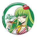 [Pre-order] C.C. - Code Geass: Lelouch of the Rebellion New Illustration 65mm Tin Badge American Diner Ver.